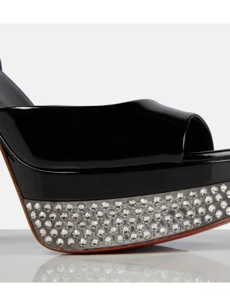 Sandali Christian Louboutin črna
