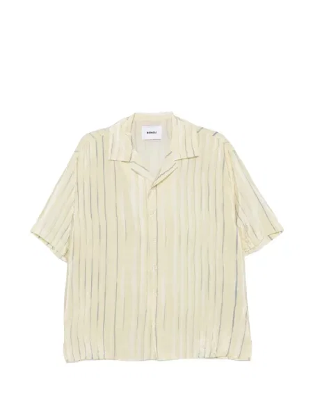 Pruhovaná s límcem košile Bonsai žlutá