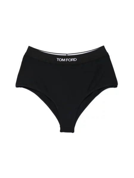 Lniane majtki Tom Ford czarne