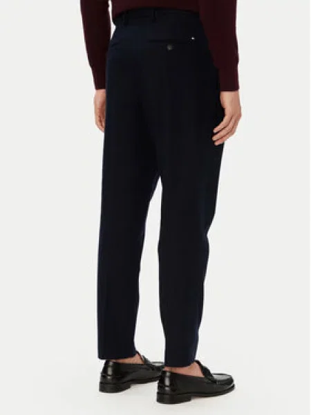 Tommy Hilfiger Szövet nadrág Sötétkék Tapered Fit