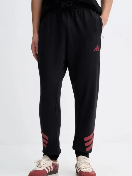 Спортивні штани adidas з принтом чорний