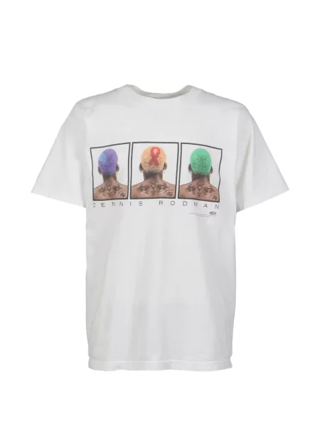 Tricou Earthling Collective cu imagine alb