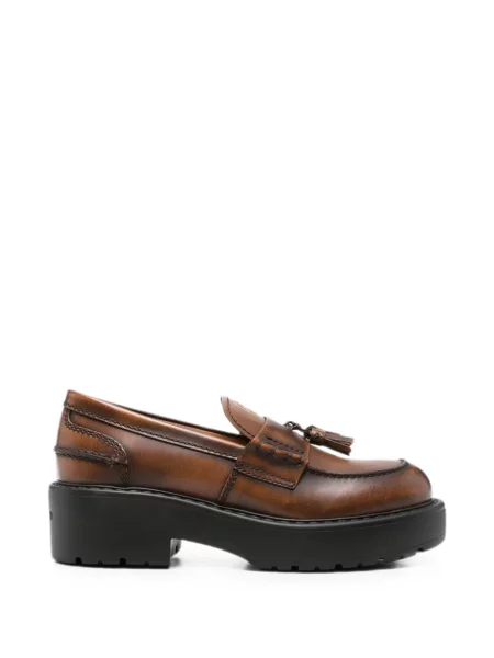 Pantofi loafer Miu Miu maro