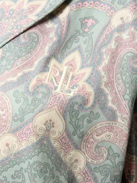 Lauren Ralph Lauren koszula nocna z bawełną beżowa