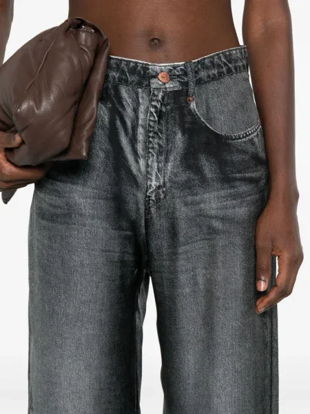 Pantaloni Pierre-louis Mascia de mătase negru