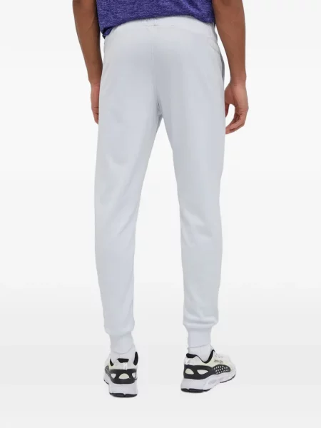 Pantaloni Under Armour cu imagine alergare alb