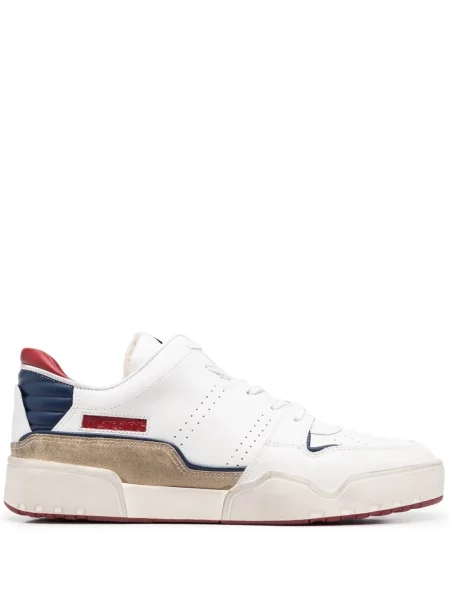 Sneakerși Isabel Marant din piele alb