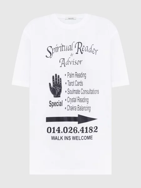 Футболка з принтом Gauchere біла