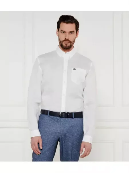 Lacoste De in cămașă alb