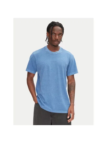 G-Star Raw Majica Overdyed Regular Fit modra