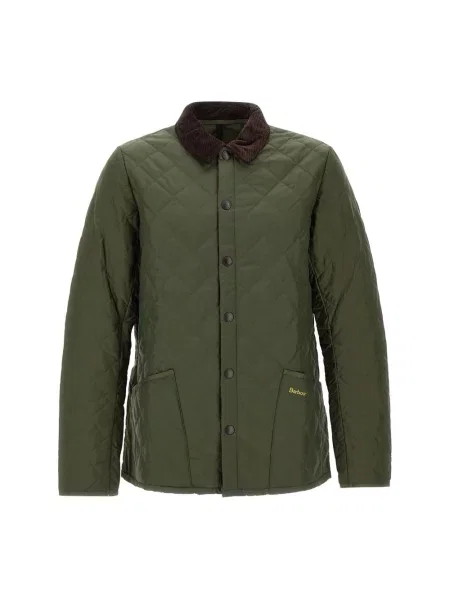 Barbour kurtka pikowana Mężczyźni S zielony