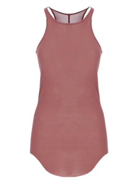 Podkoszulka Rick Owens bez rękawów asymetryczna różowa