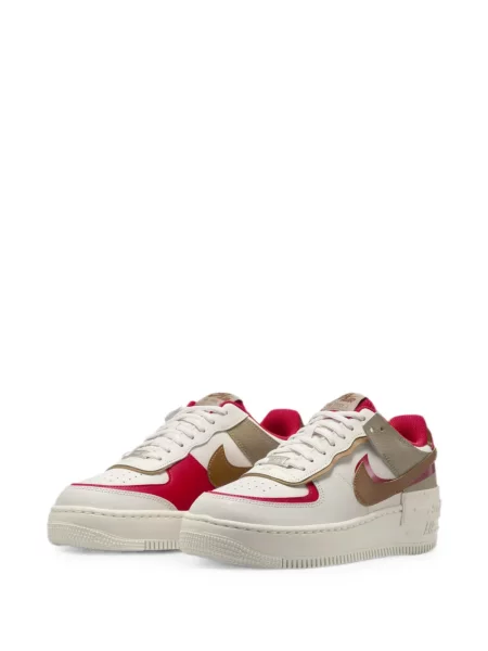 Sneakerși Nike Air Force 1 cu bretele alb