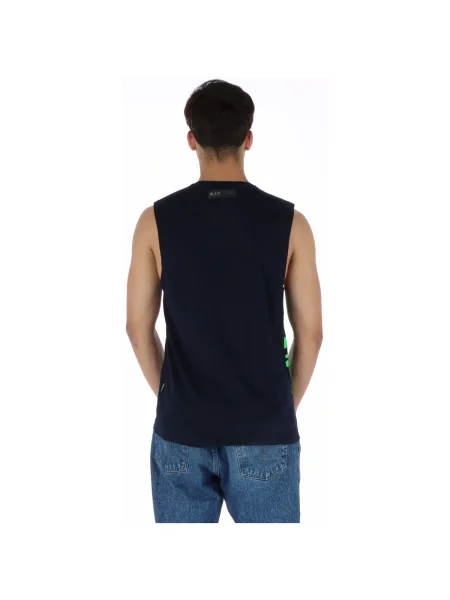 Majica Plein Sport brez rokavov modra