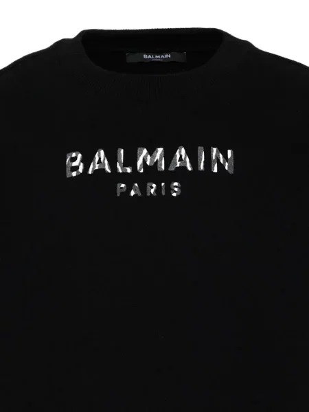 Bluza dziecięca Balmain czarna