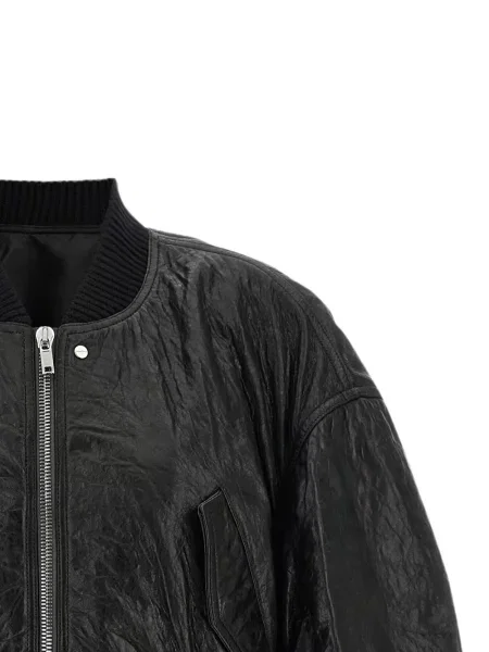 Decupat geacă bomber Rick Owens negru
