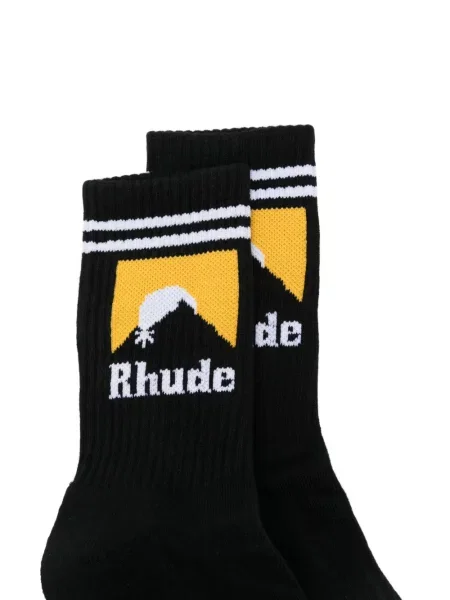 Șosete Rhude cu autograf negru