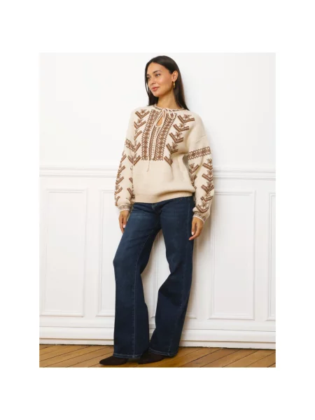 Pulover La Modeuse bej