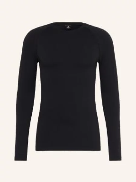 Termo mikina ODLO Performance Warm Bl Top Crew Neck black černá