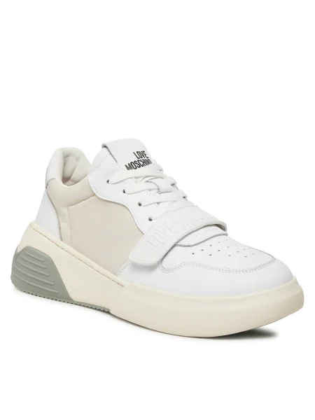 Sneakers LOVE MOSCHINO alb