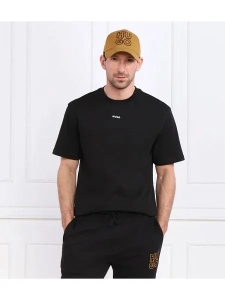 HUGO Tricou Dapolino negru