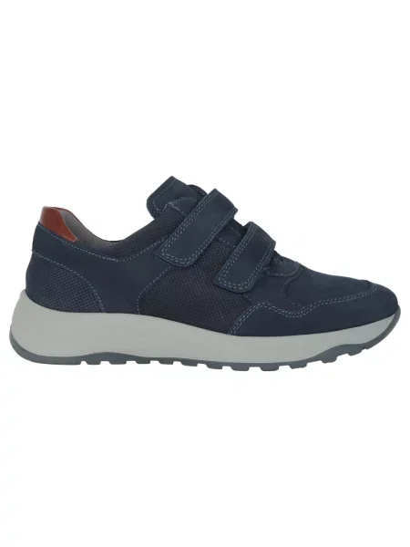 Sneakersy Waldläufer niebieskie