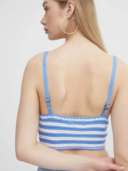 Top Hollister Co. modrý