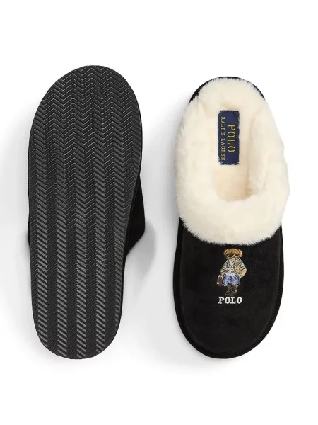 Замшевые тапочки Polo Ralph Lauren