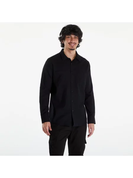 Риза Urban Classics Checked Flanell Shirt Black S черно