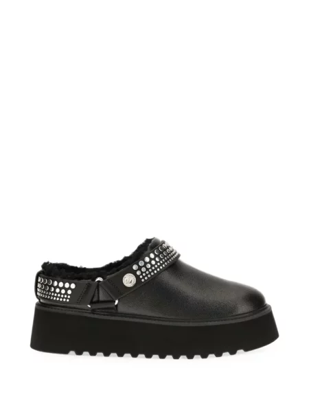 Cizme scurte Pinko din piele negru