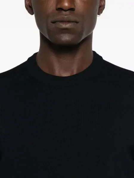 Pulover Stone Island cu decolteu rotund cu strasuri