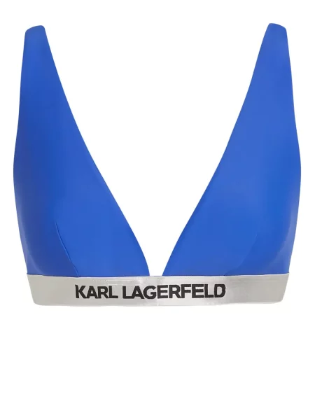 Bikini Karl Lagerfeld cu autograf albastru
