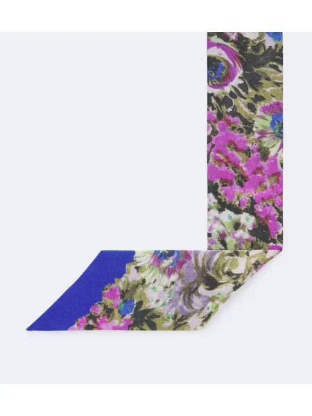 Fular Valentino Garavani de mătase cu model floral