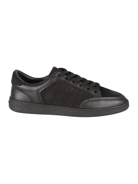 Sneakersy Ferragamo skórzane czarne