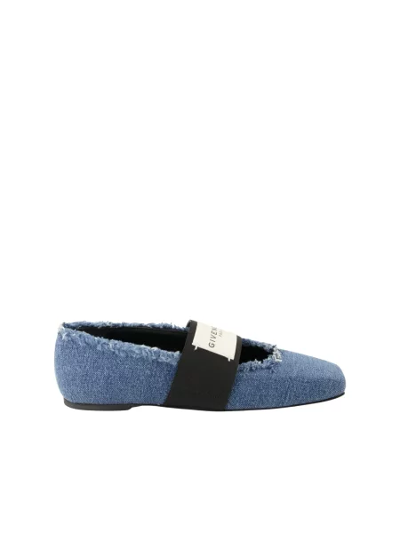Balerinki Givenchy niebieskie