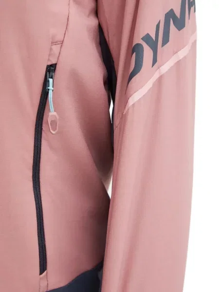 Geacă Dynafit cu glugă roz