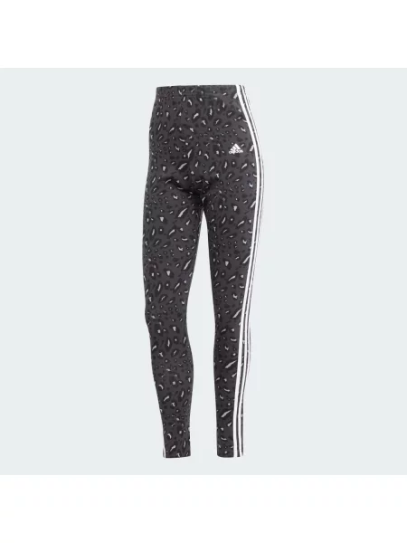 Legginsy Essentials Animal Print czarne
