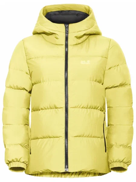 Пуховик Jack Wolfskin желтый