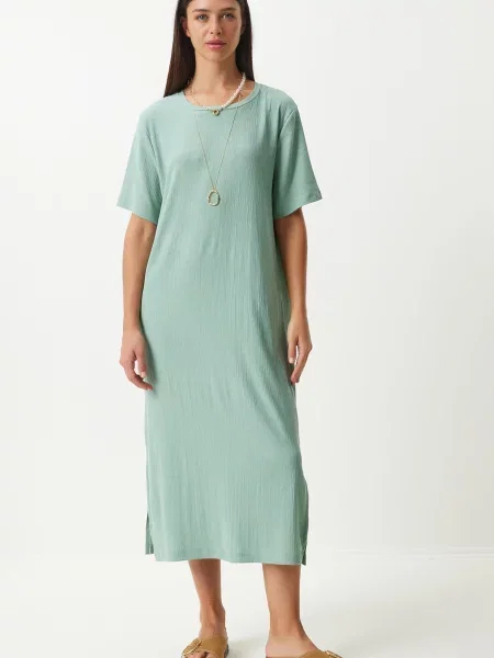 Happiness İstanbul Rochie mentă verde
