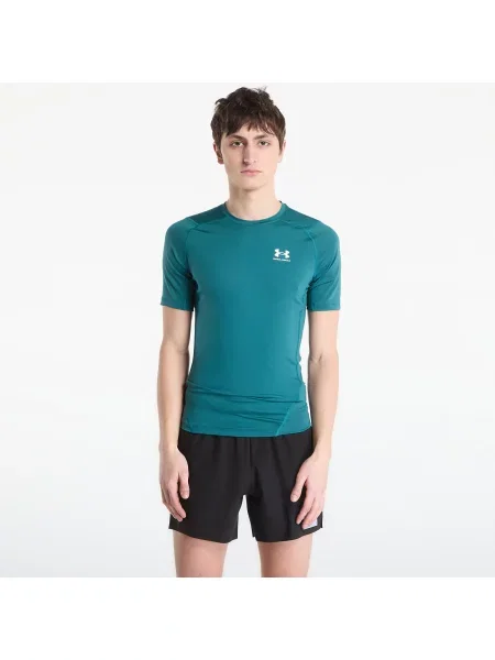 Tricou Under Armour HG Armour Comp SS Tee Green XS verde