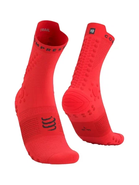 Чорапи Compressport Pro Racing Socks Trail червено