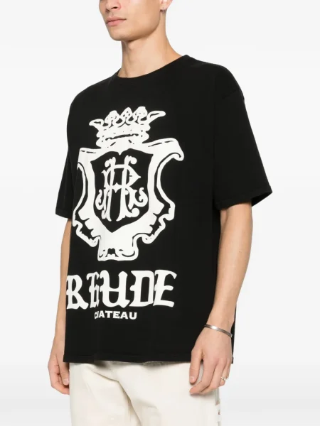 Tricou Rhude cu imagine negru