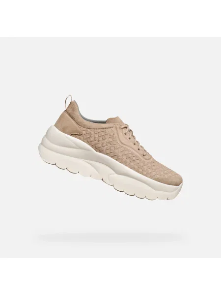 Sneakerși Geox alb