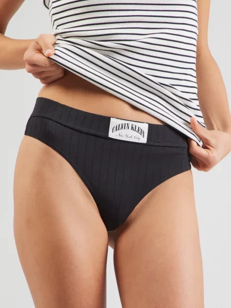 Calvin Klein Underwear Chilot tanga negru