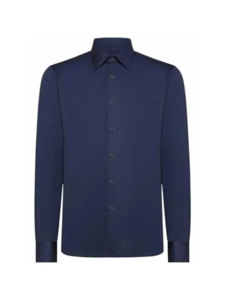 Koszula Rrd z dżerseju niebieska