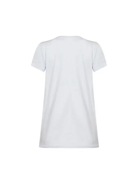 Tricou sport Asics cu autograf alb