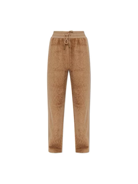 Spodnie dresowe Moncler brązowe