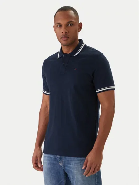 Tommy Jeans polo majica modra