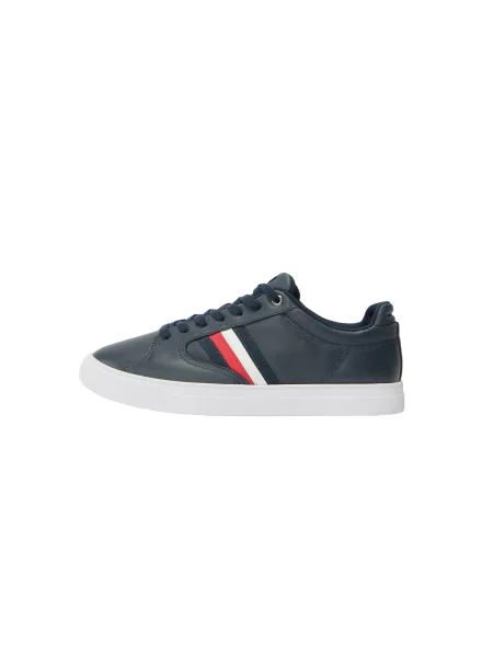 Tommy Hilfiger Teniși din piele ICON COURT alb