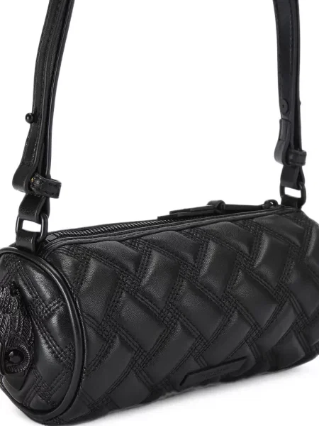 Кожаный ватиран боди Kurt Geiger London черно